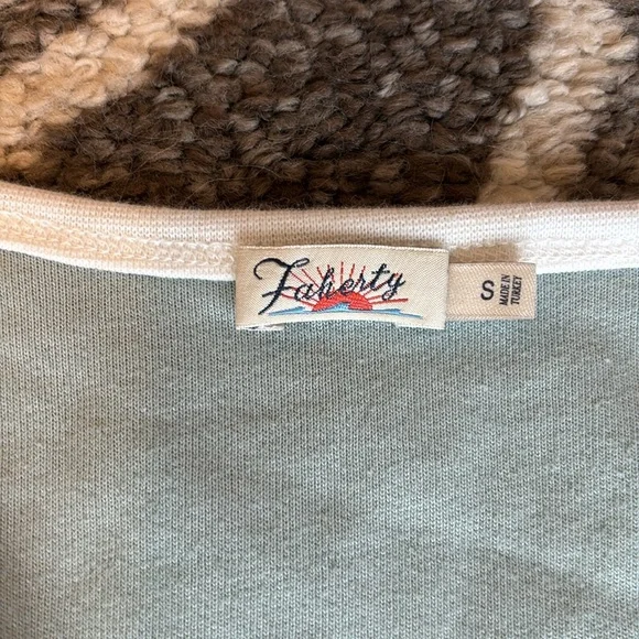 FAHERTY Women's Jumpsuit Size S Cabana Terry Romper - Picture 4 of 4